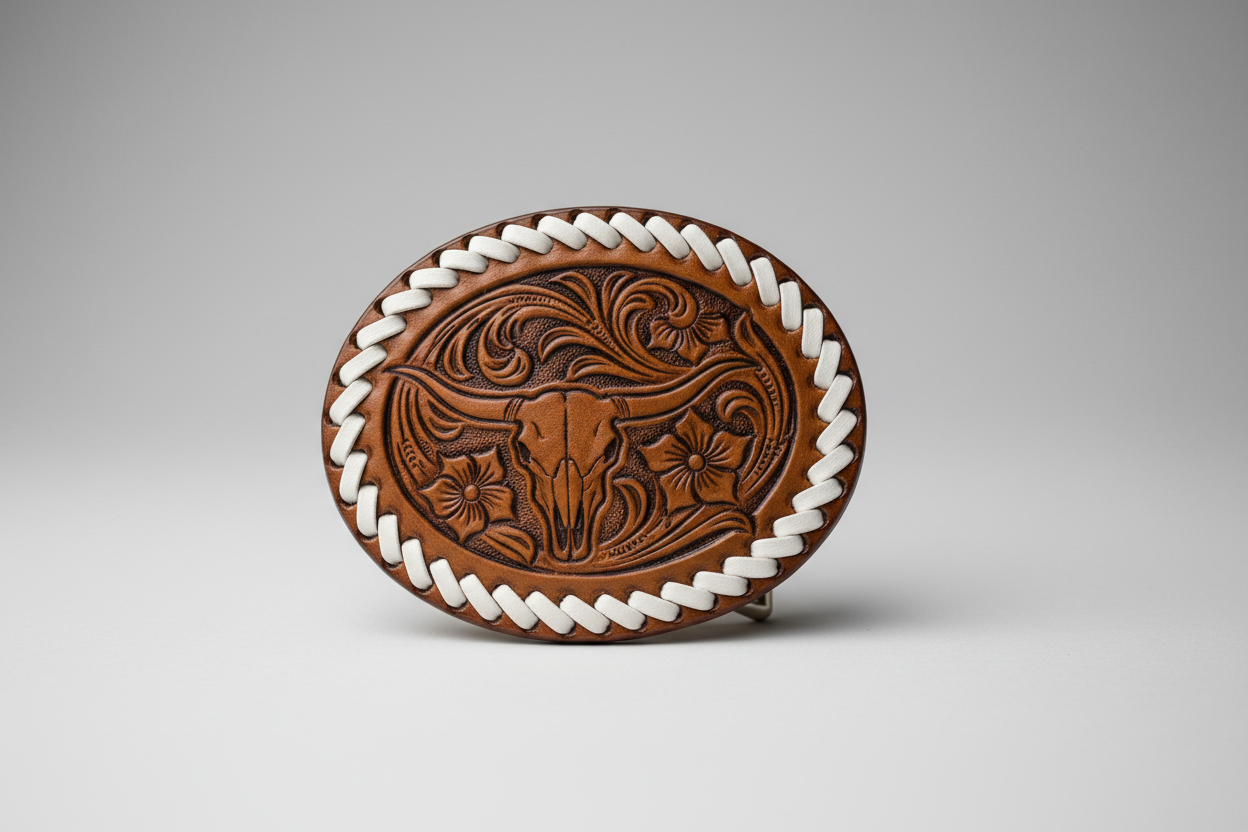 Custom Leather buckle